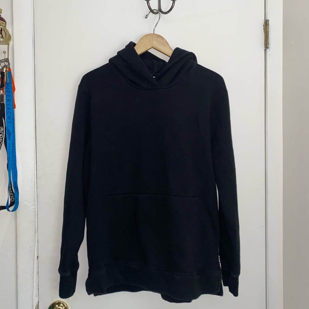 John Elliott Black Knit Hoodie